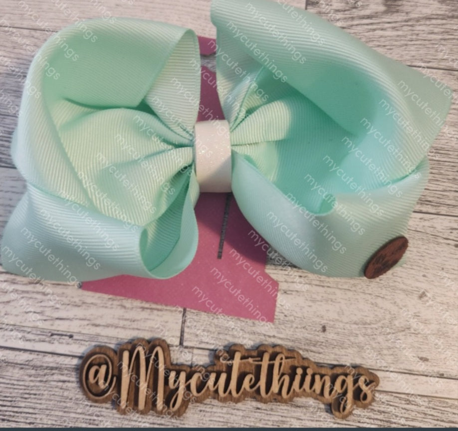 Mint cute bow