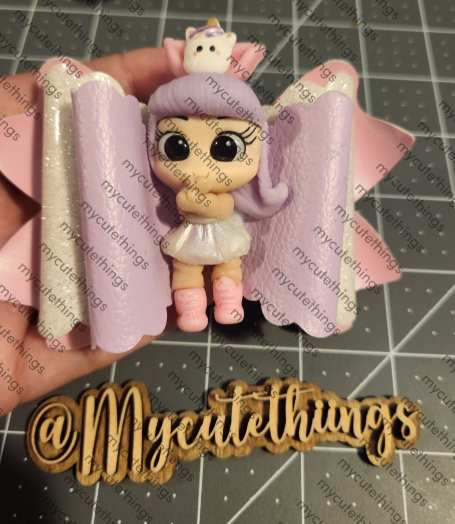 Unicorn girl bow